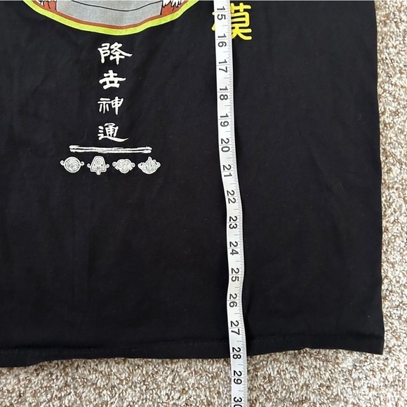 🦋 Nickelodeon Avatar the Last Airbender Appa Anime Cartoon Black T-Shirt Large - Picture 5 of 5